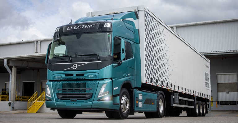 Volvo entrega 5 mil caminhões elétricos em todo o mundo